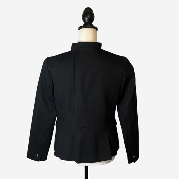 Talbots Women's Black Military-Inspired Blazer - Picture 8 of 16